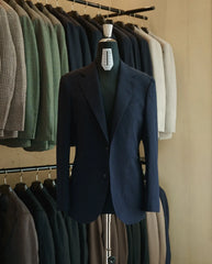 Drop6 Sport Jacket Seersucker Navy