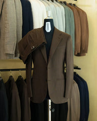 Drop6 Suit Wool Brown