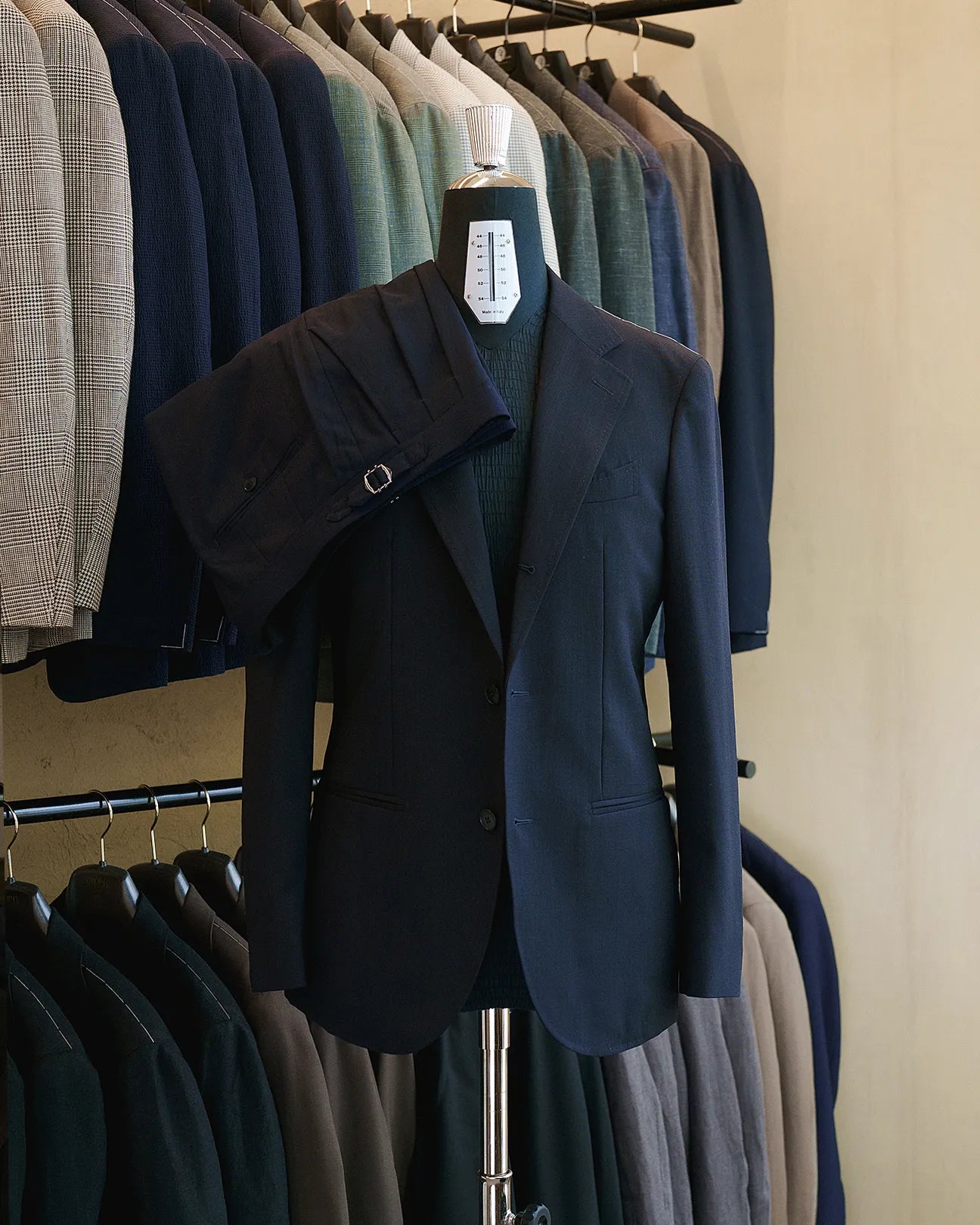Drop6 Suit Wool Navy