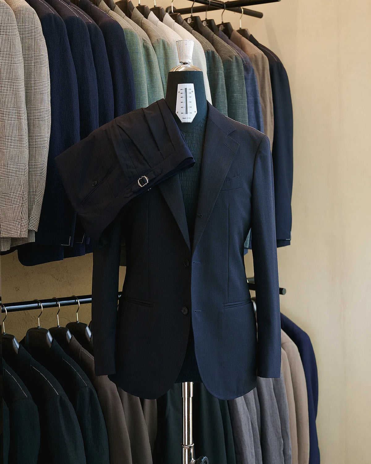 Drop6 Suit Wool Navy