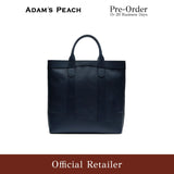 (Pre-Order) ADAM PEACH Dark Navy Leather D.L Tote Bag