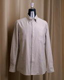 Drop6 Multi Stripe Button Down Green Shirt