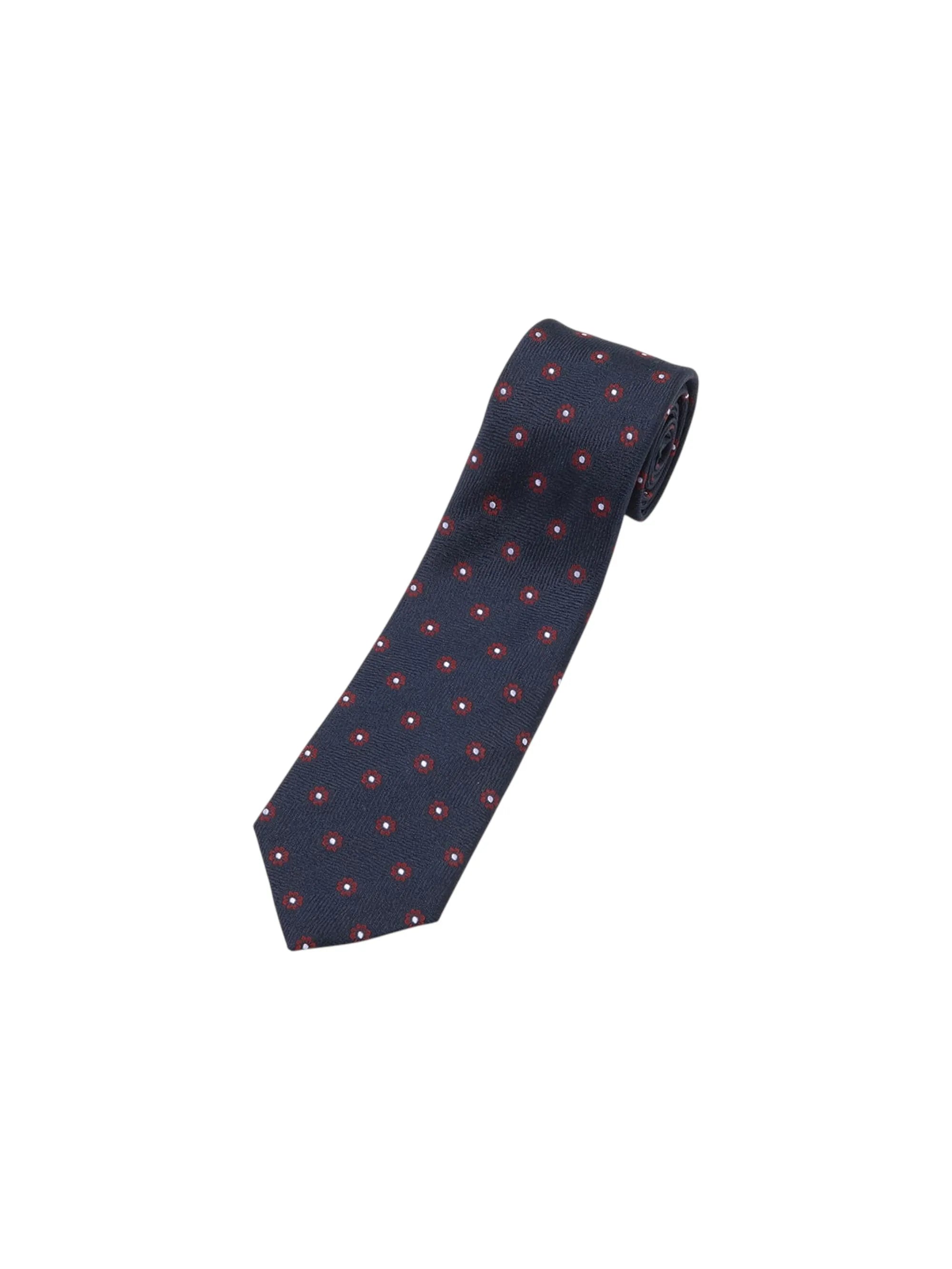 Fairfax Collective Small Pattern Jacquard Tie Navy