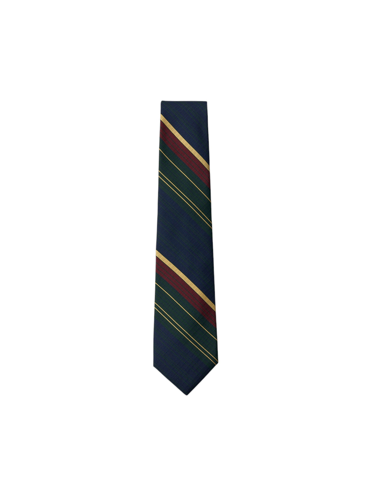 Fairfax Collective Wide Ribbed Rep Stripe Tie Navy/Wine/Gold