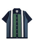 Far Afield Velzy Cardigan – Neto Stripe Navy Iris