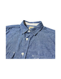 Fob Factory F3494 Chambray Work Shirt Blue