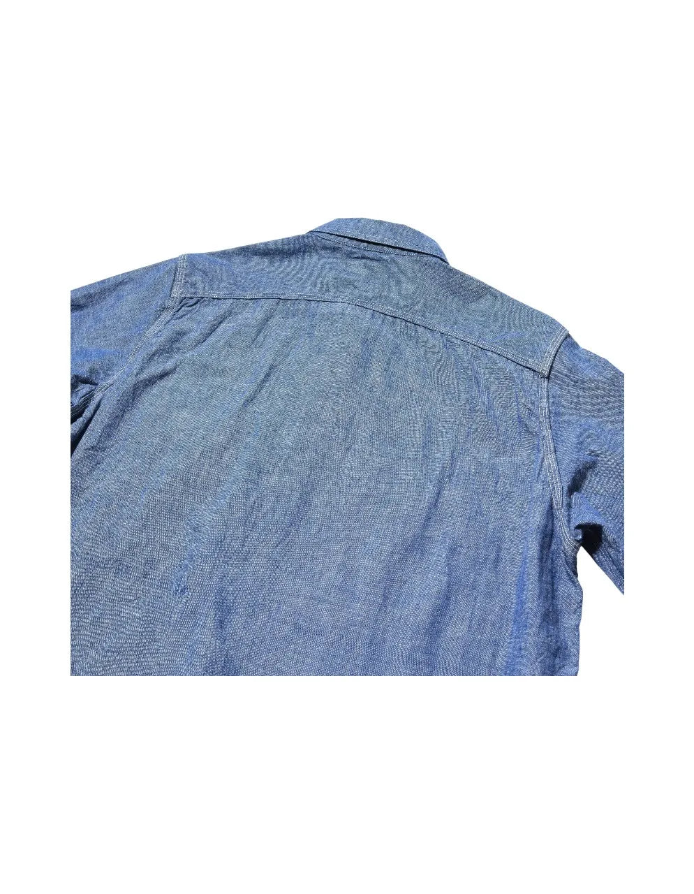 Fob Factory F3494 Chambray Work Shirt Blue