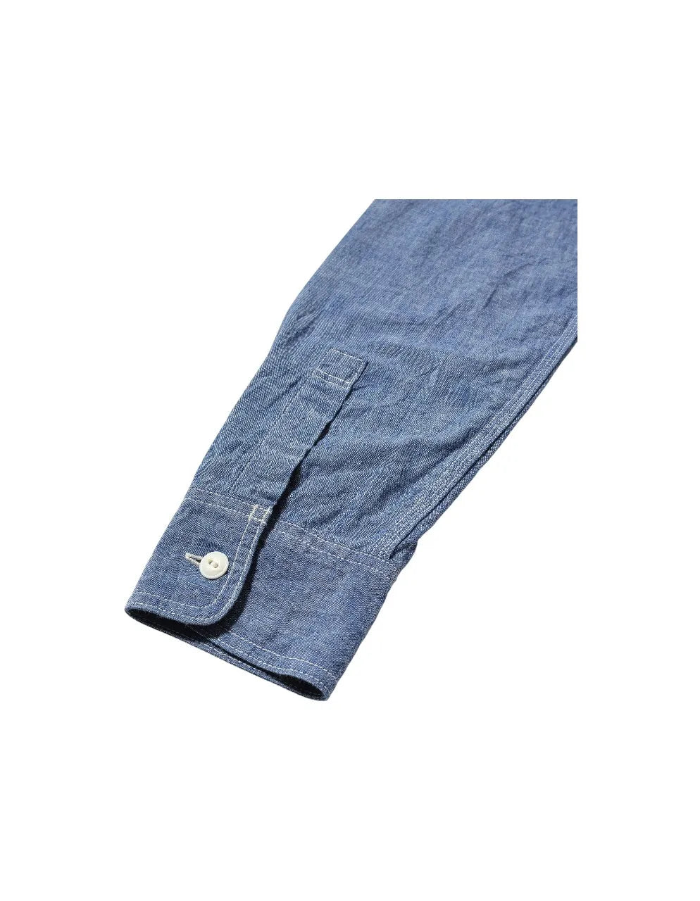 Fob Factory F3494 Chambray Work Shirt Blue