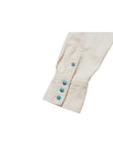 Fob Factory F3512 Western Shirt Ecru