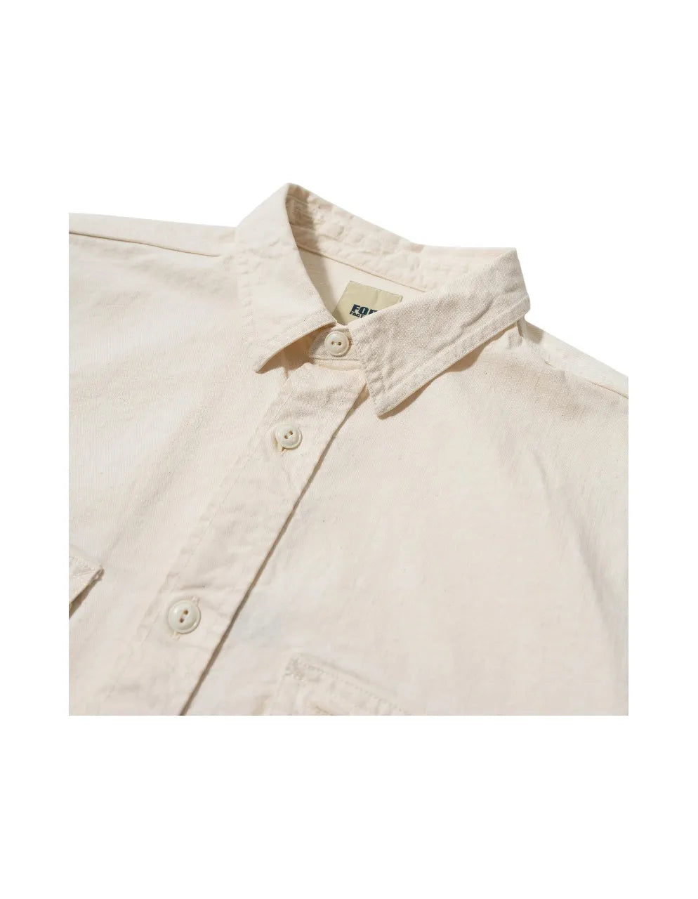 Fob Factory F3513 Work Shirt Ecru
