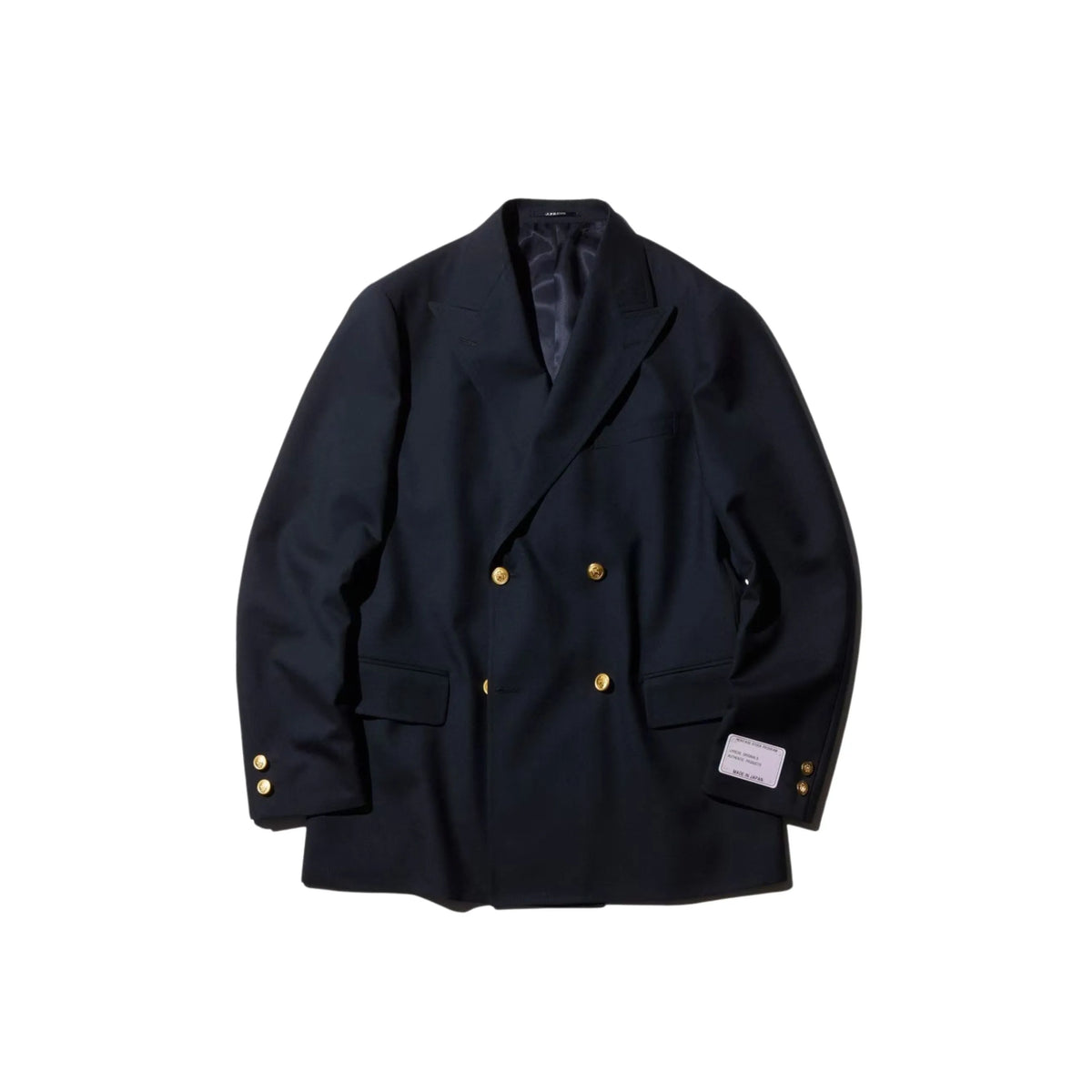 JPress Peppin Merino Tropical 4B Blazer Navy เบลเซอร์ผ้าวูลเมอริโนจากญี่ปุ่น สไตล์ Ivy Classic
