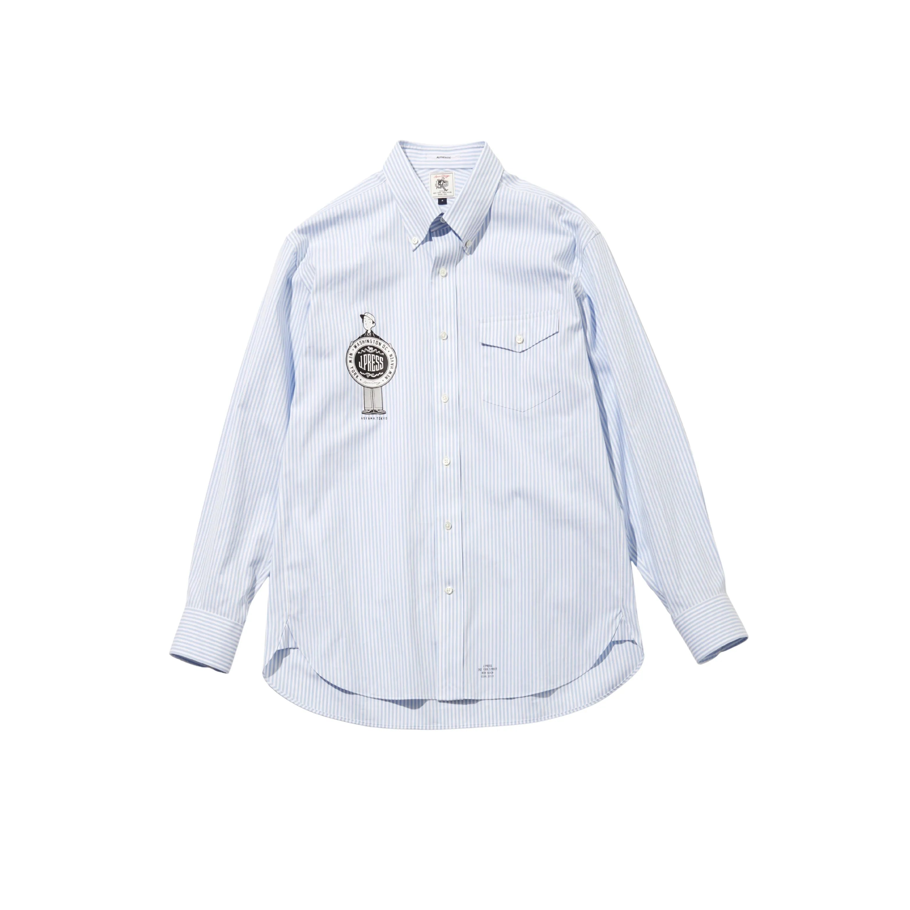 J.Press Aaron Chang unisex BD Pin Oxford Shirt