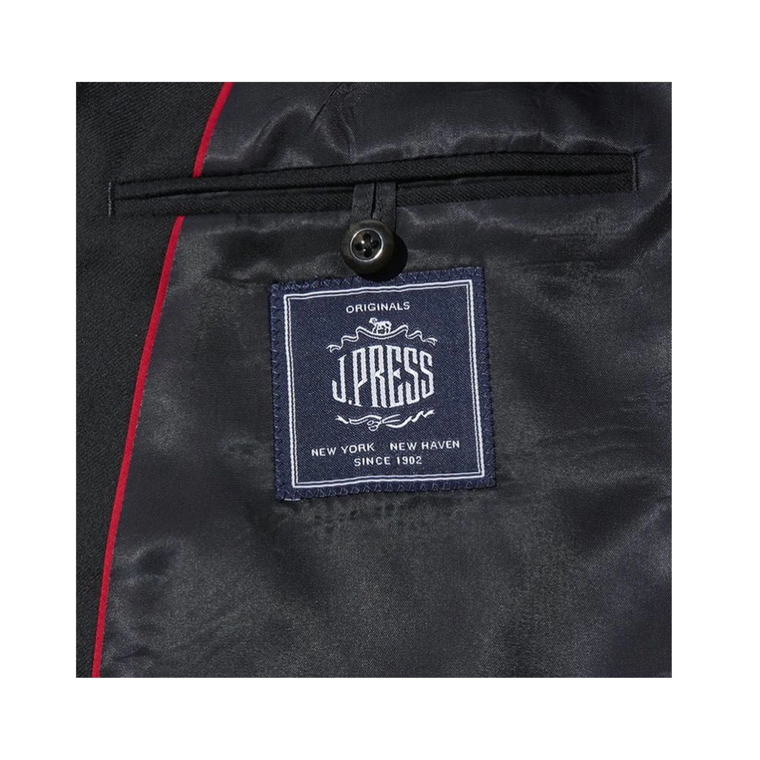 J.Press Peppin Merino Toropical 4B Blazer Navy