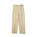 J.Press Slight Twist Organic Chino New Piped Stem Slacks Beige