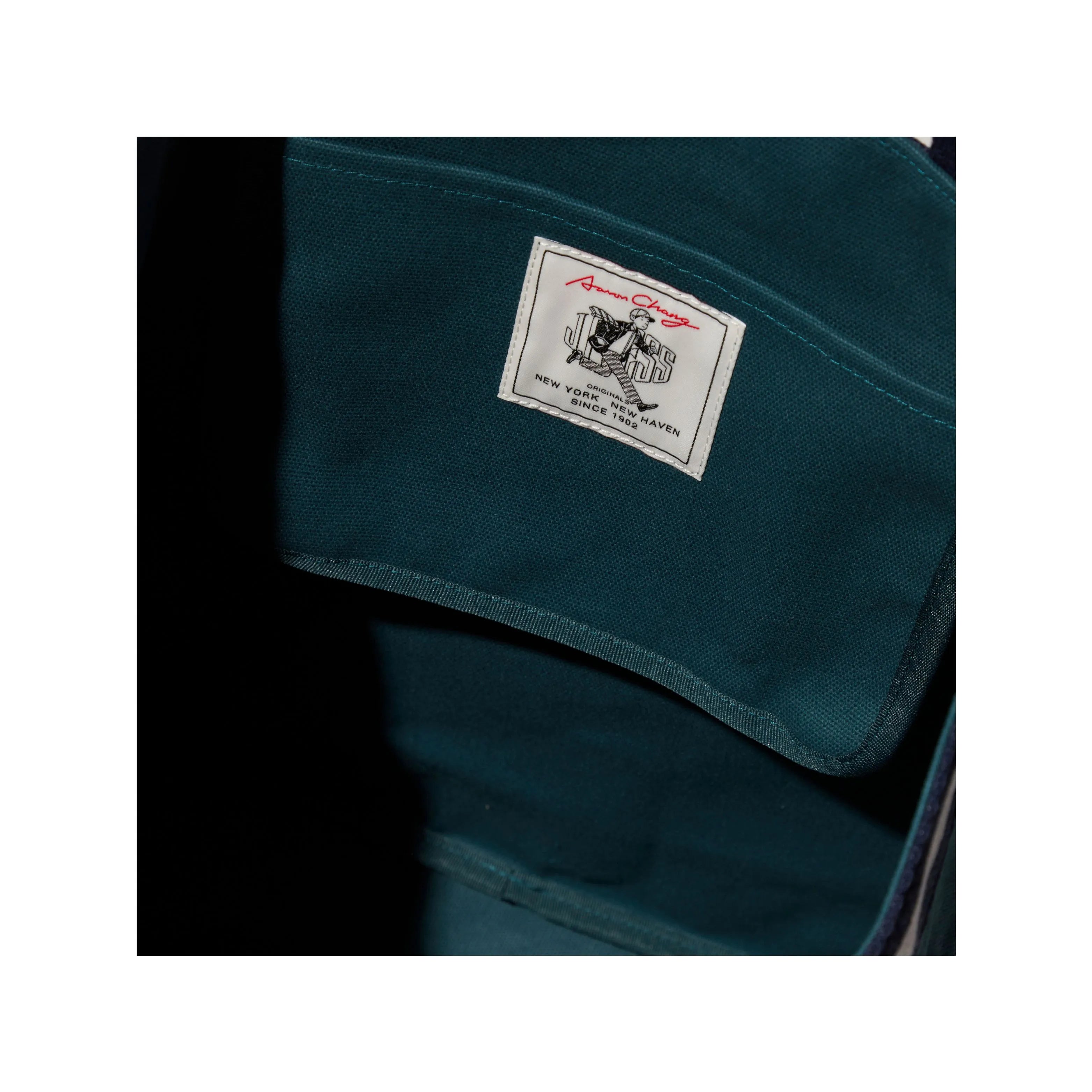 J.press Aaron Chang Unisex Illustration Tote Bag Green