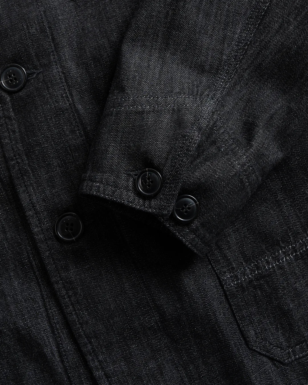 Wild Bricks W23 Denim Chore Jacket Black