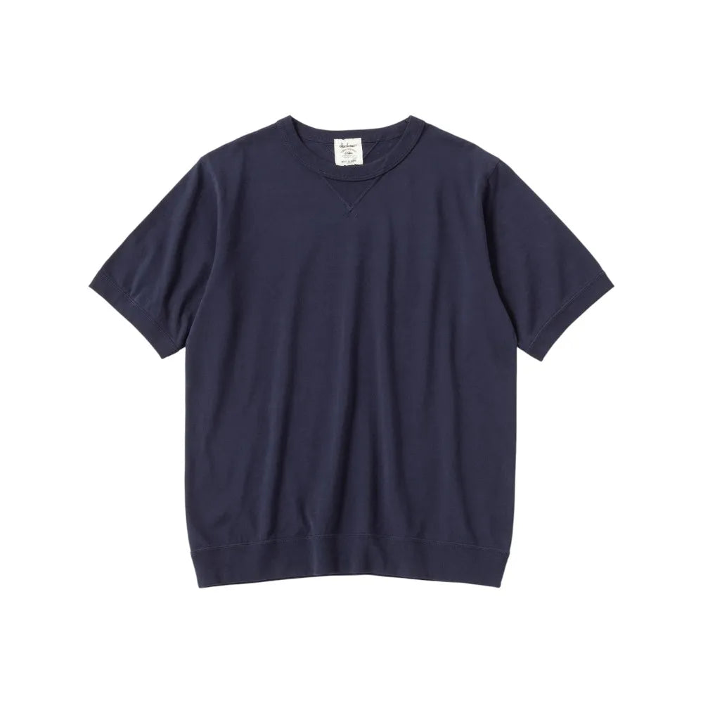 Jackman Dotsume Rib T-shirt Navy