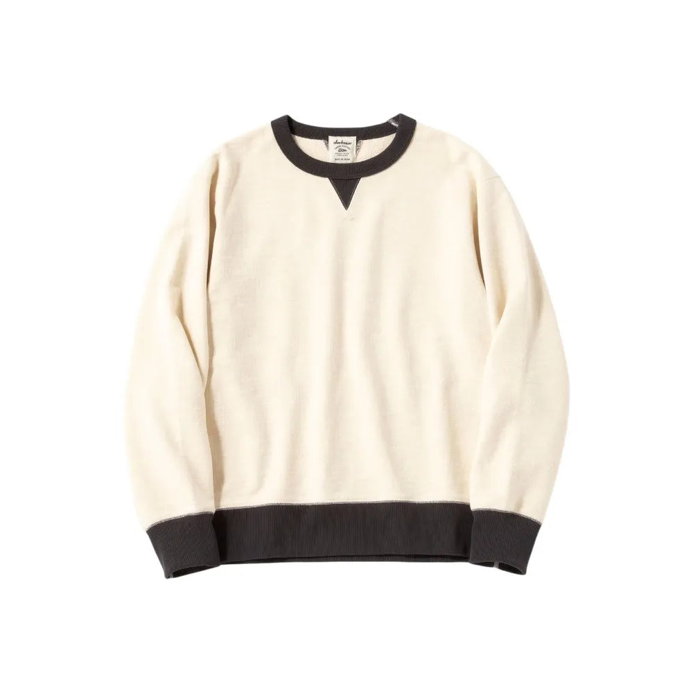 Jackman GG Sweat Crewneck Ivory X InkBlack