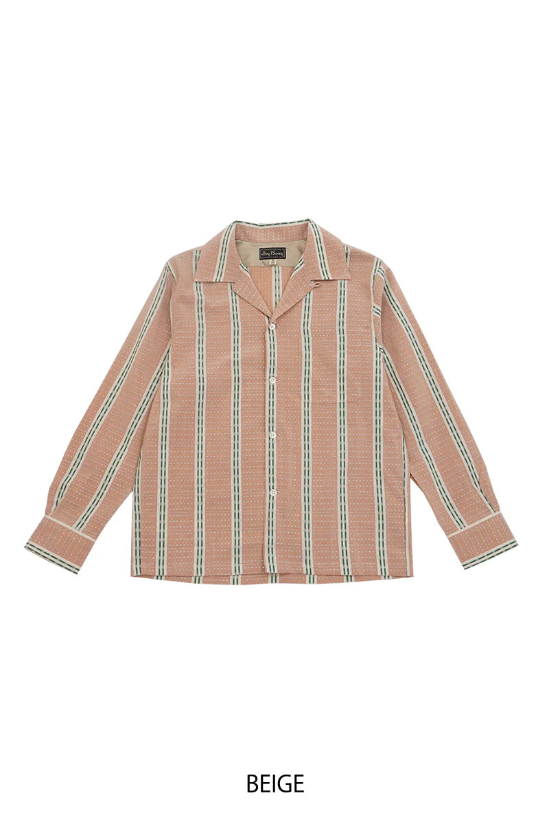 Drybones L/S Open Shirt Chambray Dobby