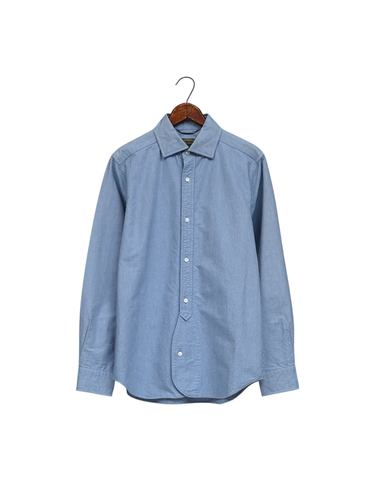 Nigel Cabourn British Officers Shirt in Sax Blue