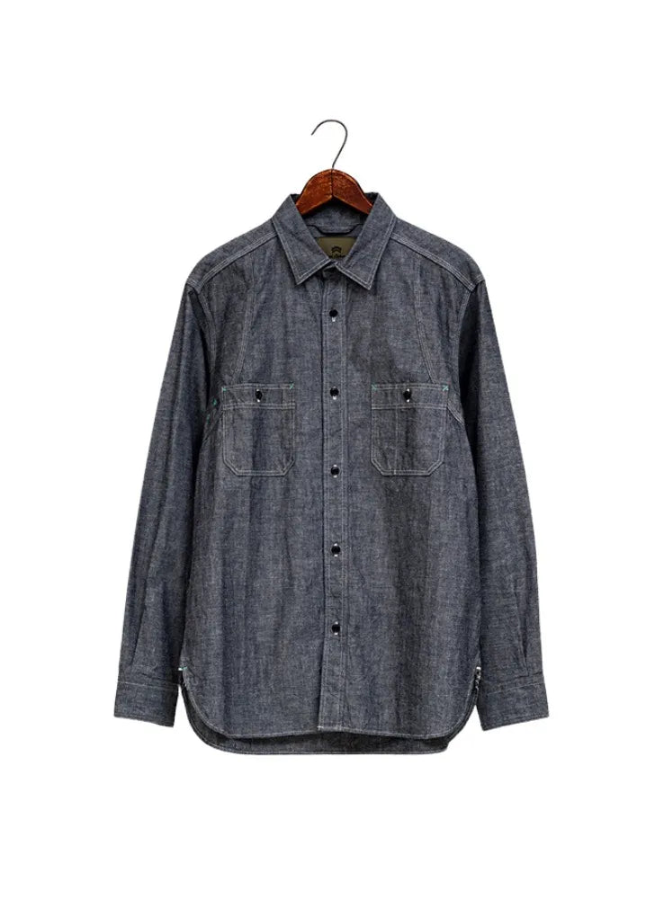 Nigel Cabourn New Medical Shirt Indigo