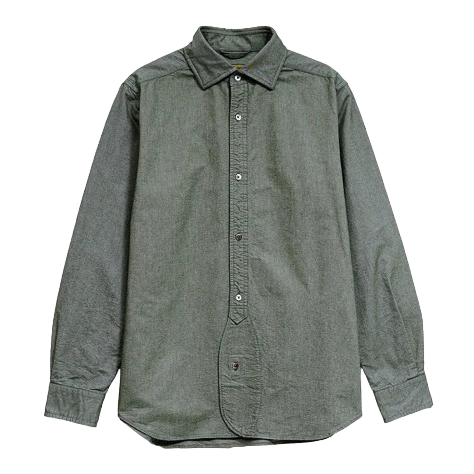 Nigel Cabourn British Officers Shirt in Green