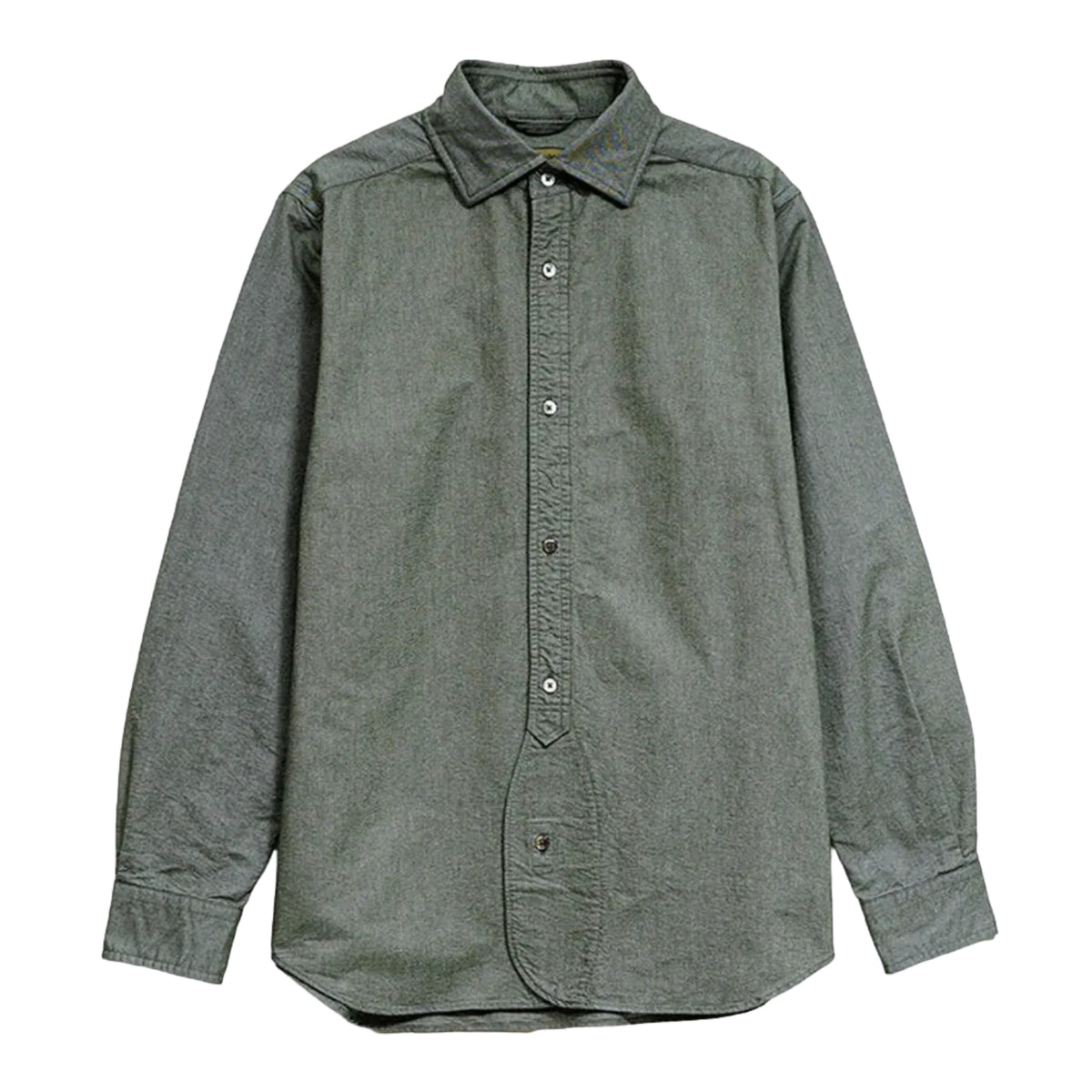 Nigel Cabourn British Officers Shirt in Green