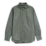 Nigel Cabourn British Officers Shirt in Green