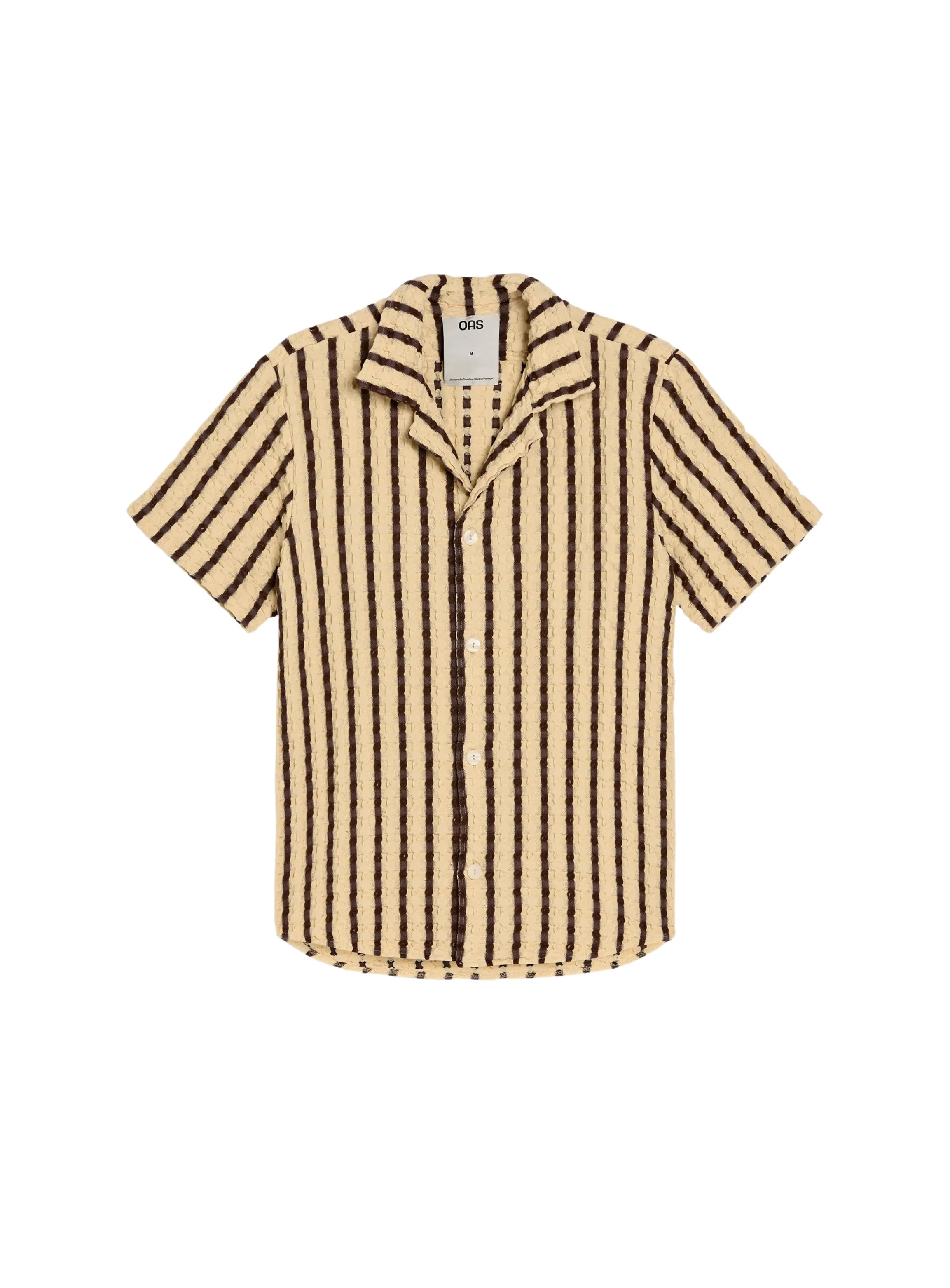 OAS Tartufo Cuba Waffle Shirt Yellow
