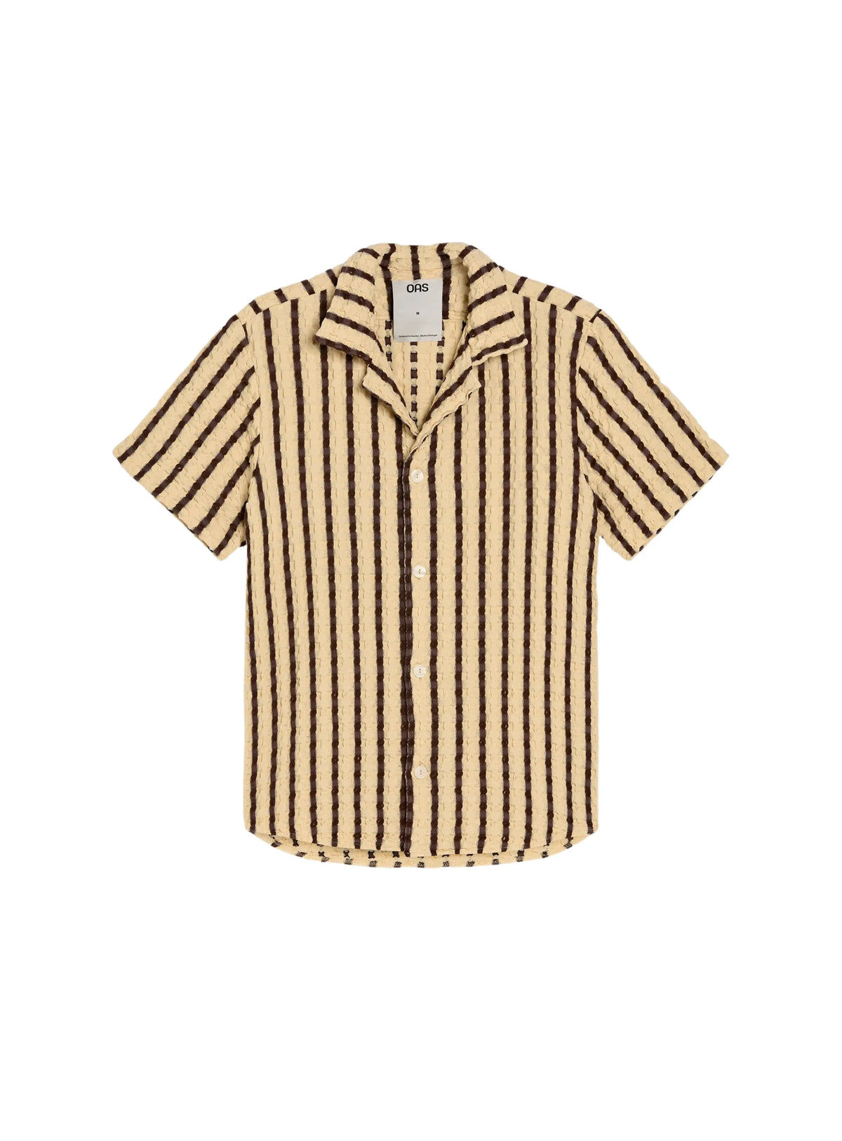 OAS Tartufo Cuba Waffle Shirt Yellow