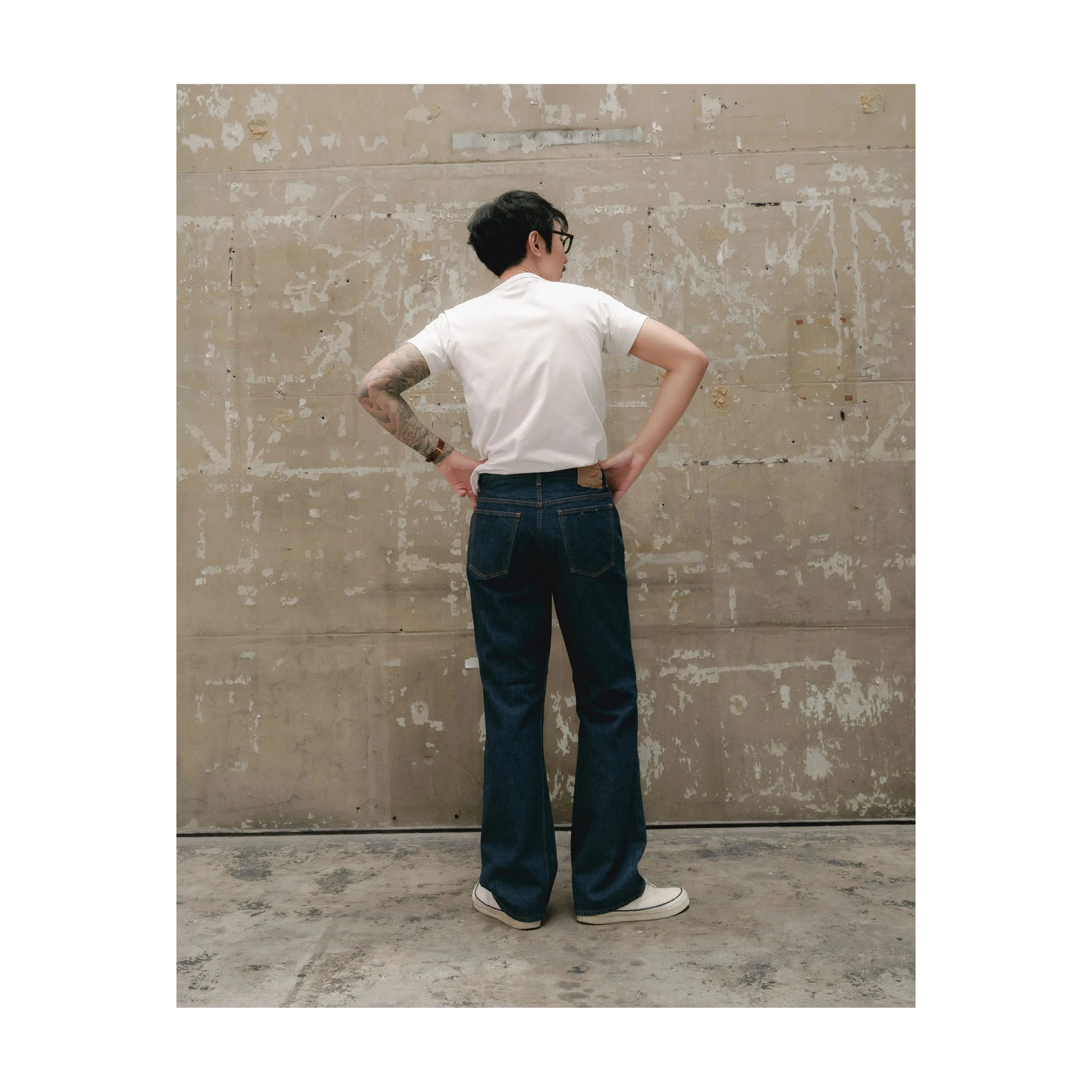 Orslow x Clothierandsons 202 Shoe Cut Jeans One Wash