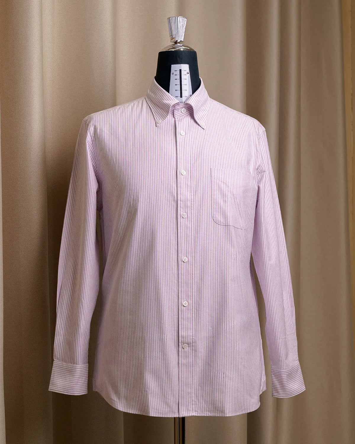Drop6 Oxford Cloth Button Down Purple Stripe