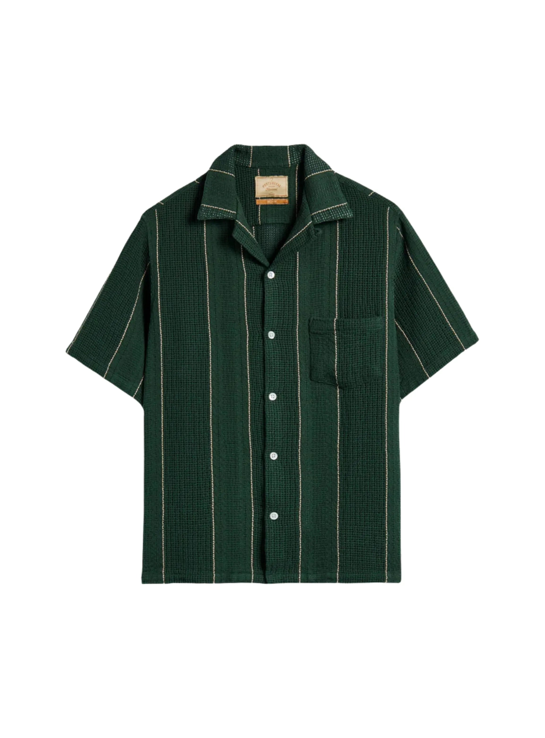 Portuguese flannel Alma Green Shirt