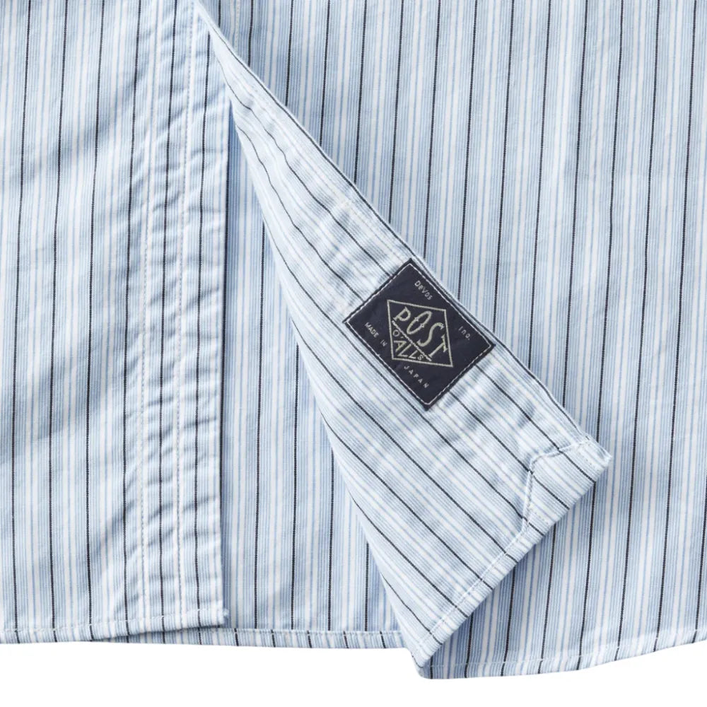 Post O'alls #3227-S1 NEUTRON-C Feather Chambray - W Stripe