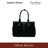 (Pre-Order) ADAM PEACH AP050 Black Suede Tote Bag