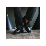 Sanders 3014bc Broad Arrow Penny Loafer Black