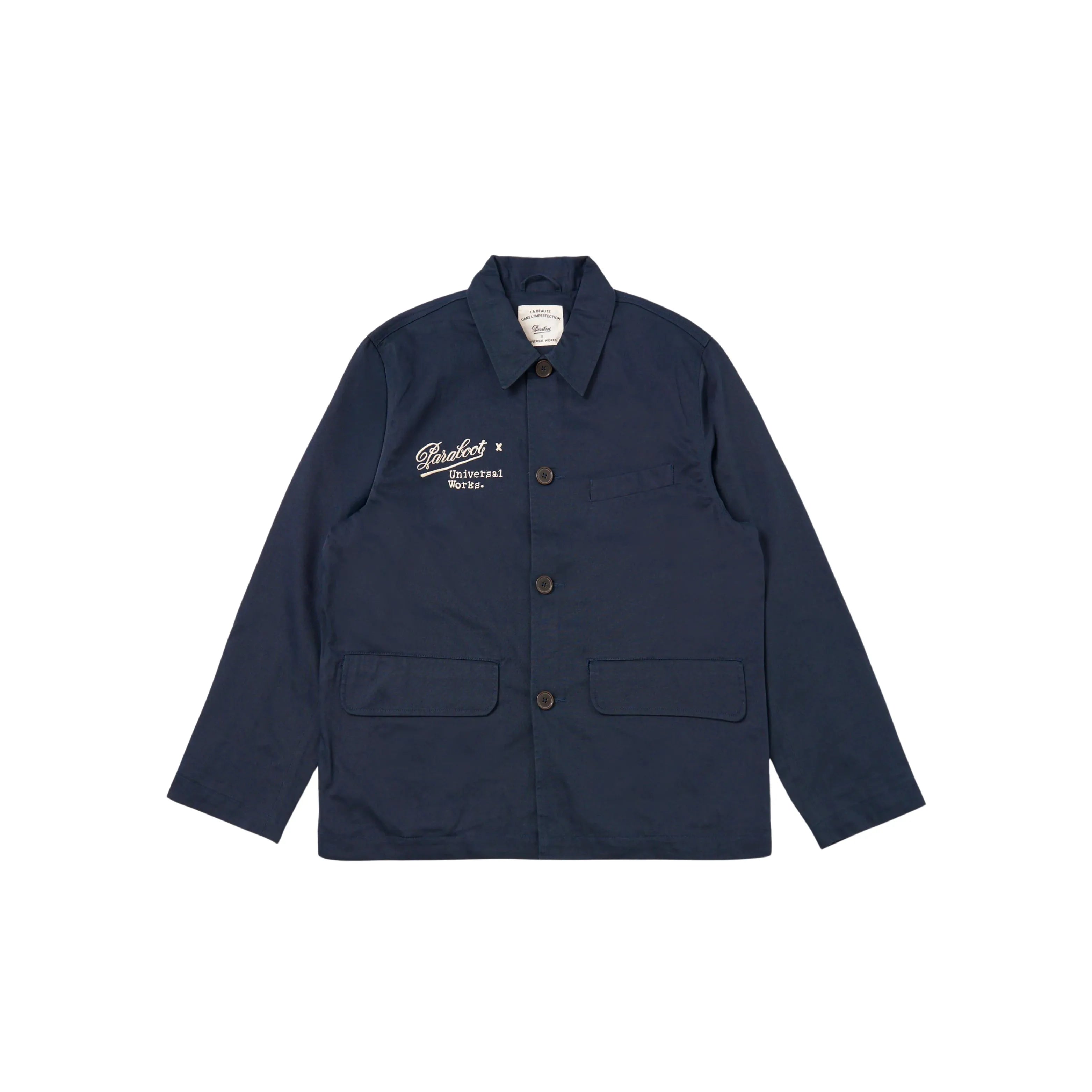 Universal Works Paraboot x Universal Works Twill Warmus Jacket Navy