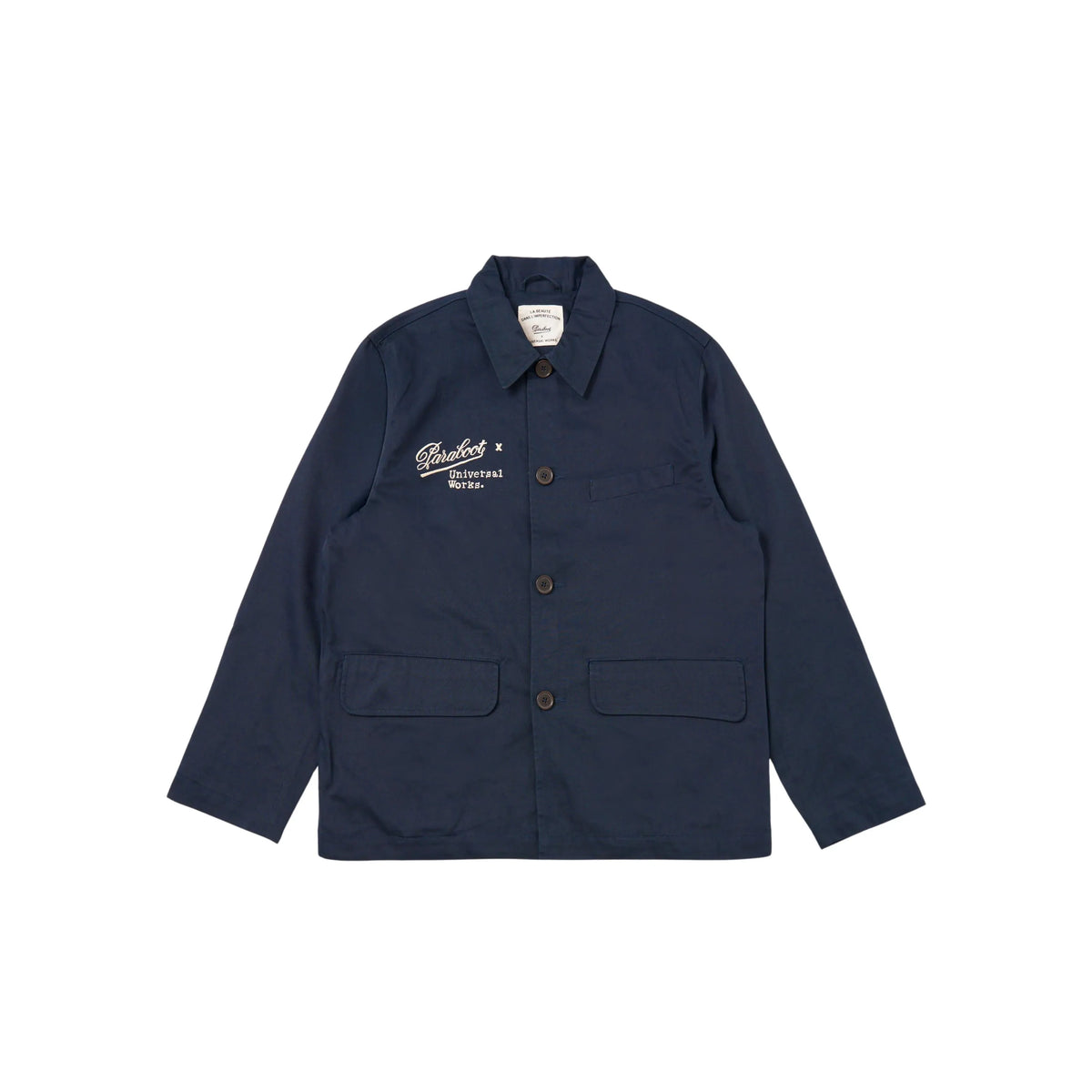 Universal Works Paraboot x Universal Works Twill Warmus Jacket Navy