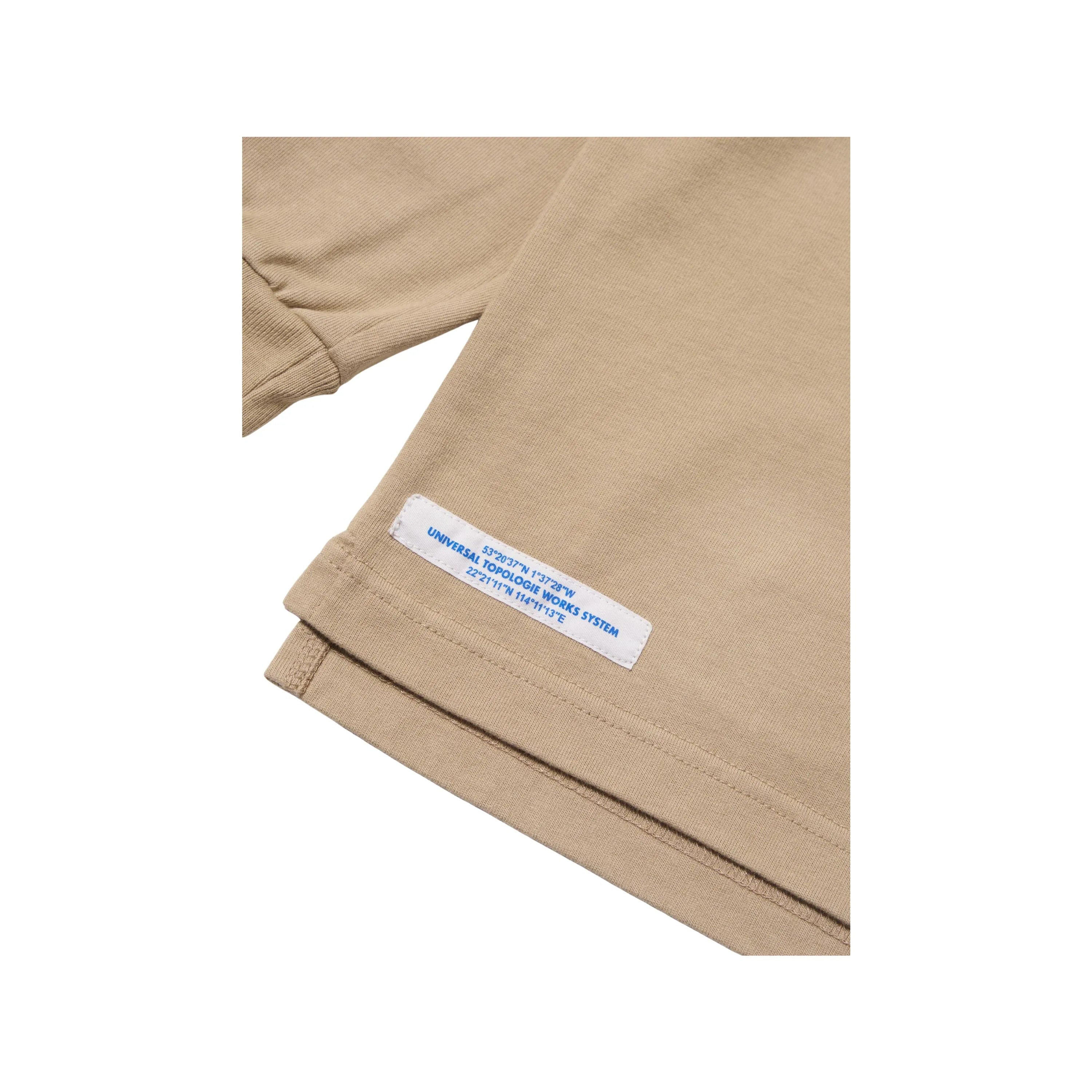 Universal Works Topologie x Universal Works MW Organic Cotton Rugby Shirt Sand/Olive