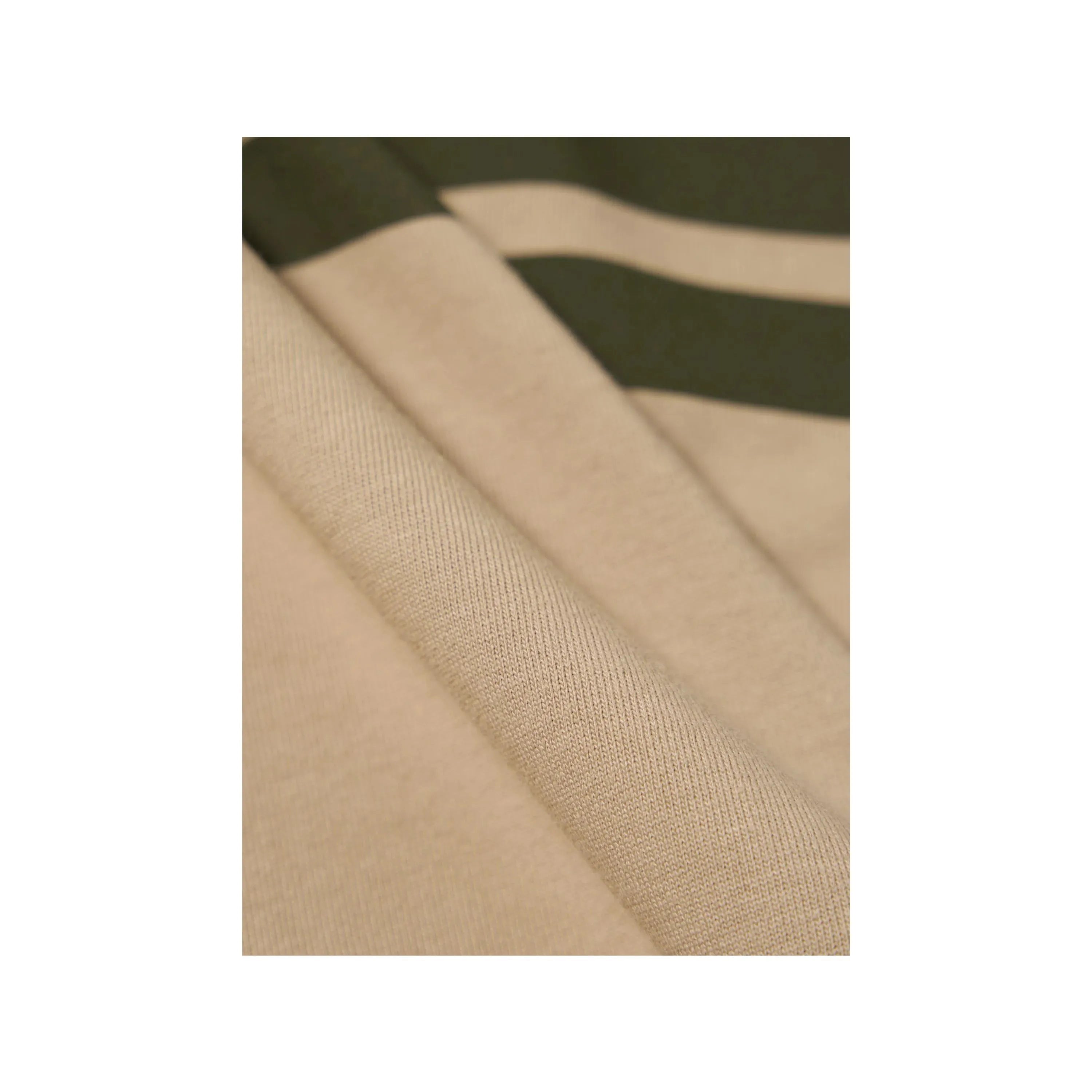 Universal Works Topologie x Universal Works MW Organic Cotton Rugby Shirt Sand/Olive