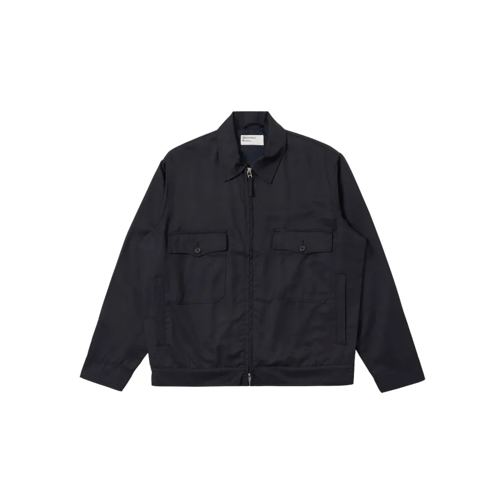 Universal Works Travel Suiting E130 Jacket Navy