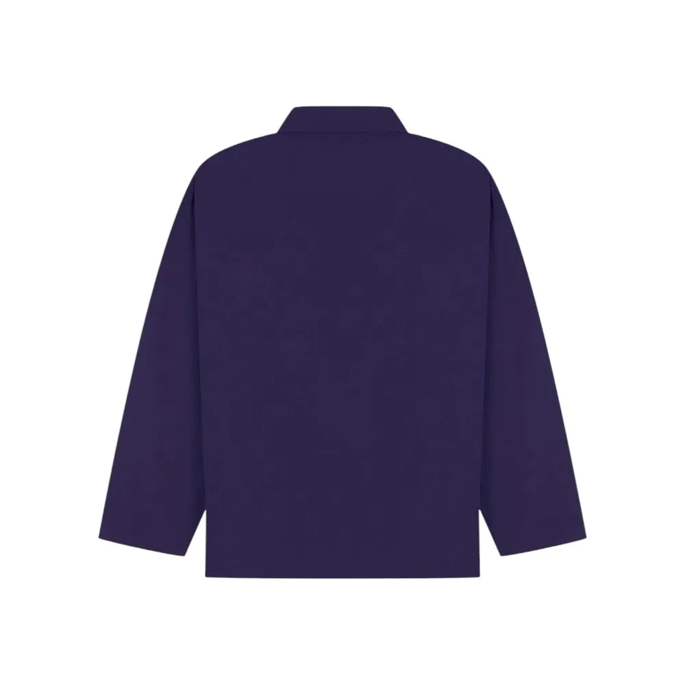 Uskees 3001 Buttoned Overshirt - Deep Indigo