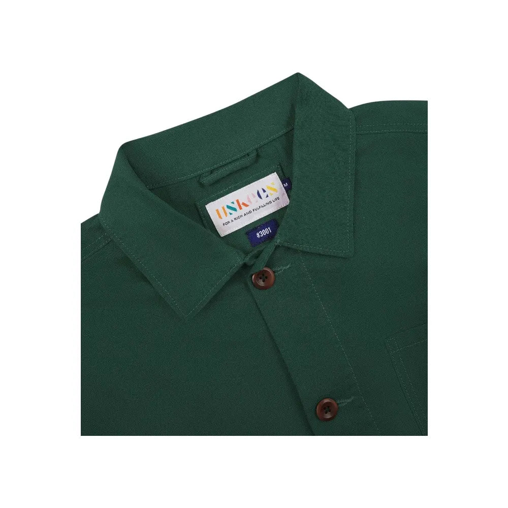 Uskees 3001 Buttoned Overshirt - Green