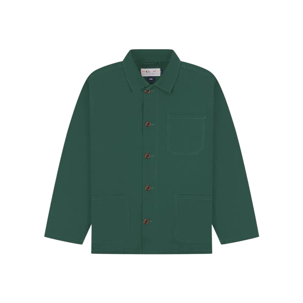 Uskees 3001 Buttoned Overshirt - Green