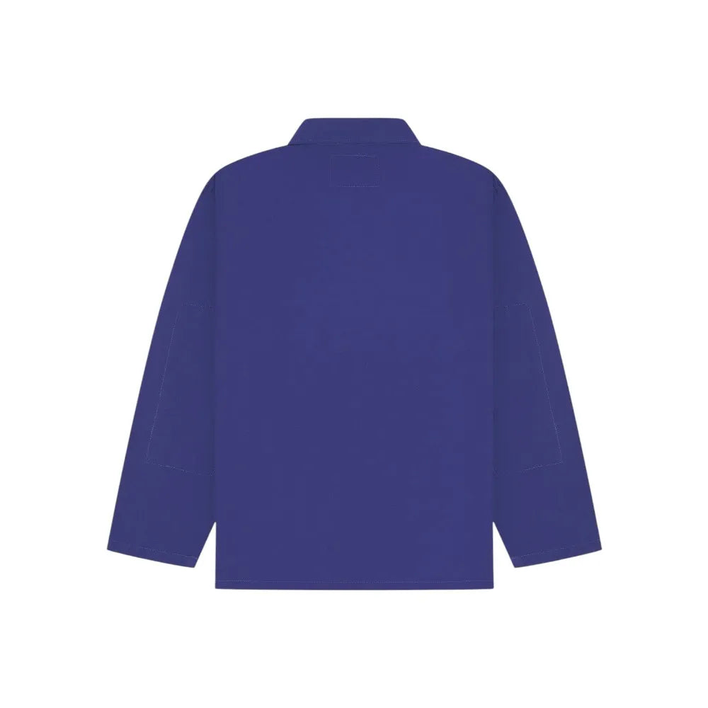 Uskees 3001 Buttoned Overshirt - Ultra Blue
