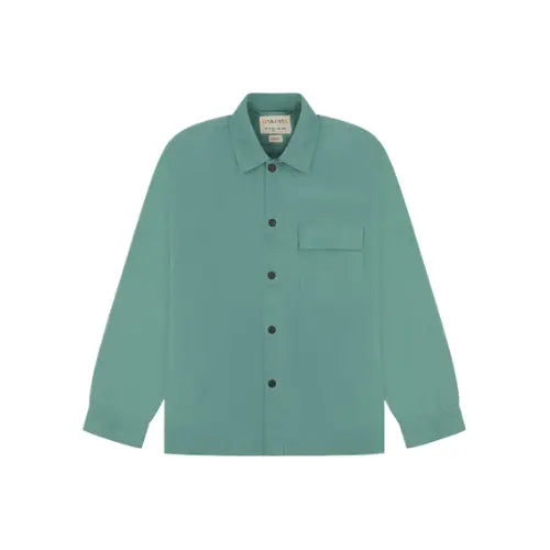 Uskees 3001 Buttoned Overshirt Eucalyptus