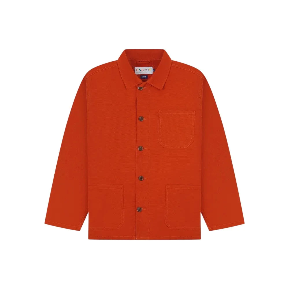 Uskees 3001 Buttoned Overshirt - Rust