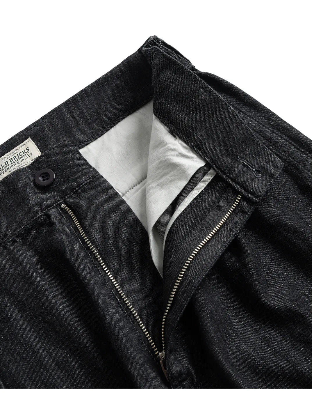 Wild Bricks W23 Denim Chino Pants Black