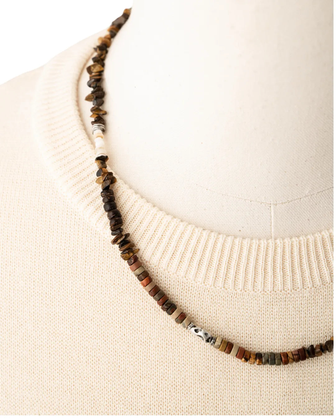 Wild Bricks W23 Ethnic Necklace Brown