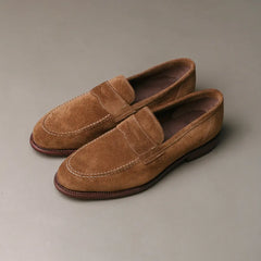 Berwick Penny Loafers Suede – Snuff